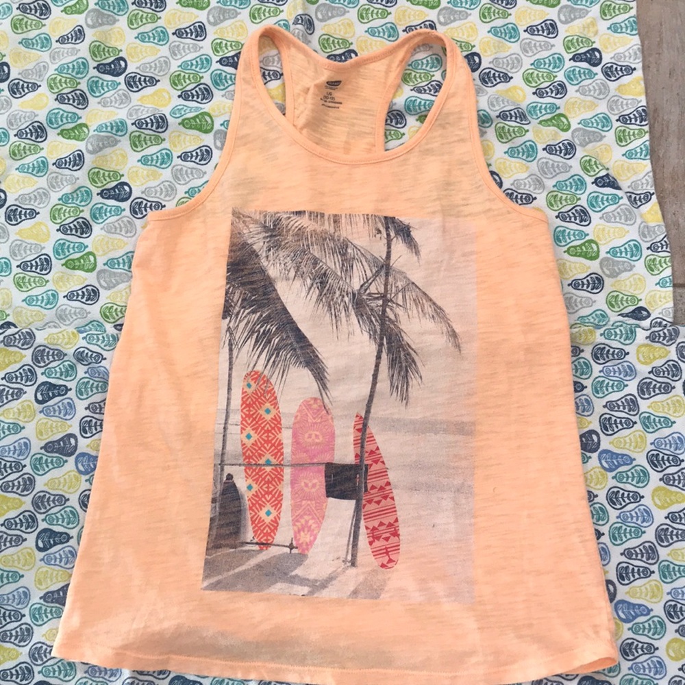 Cute tank top for summer, size girl 10/12